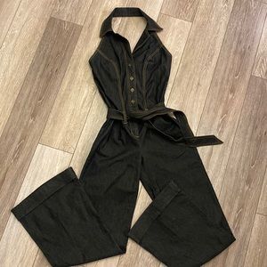Women’s Denim Flare Jumpsuit